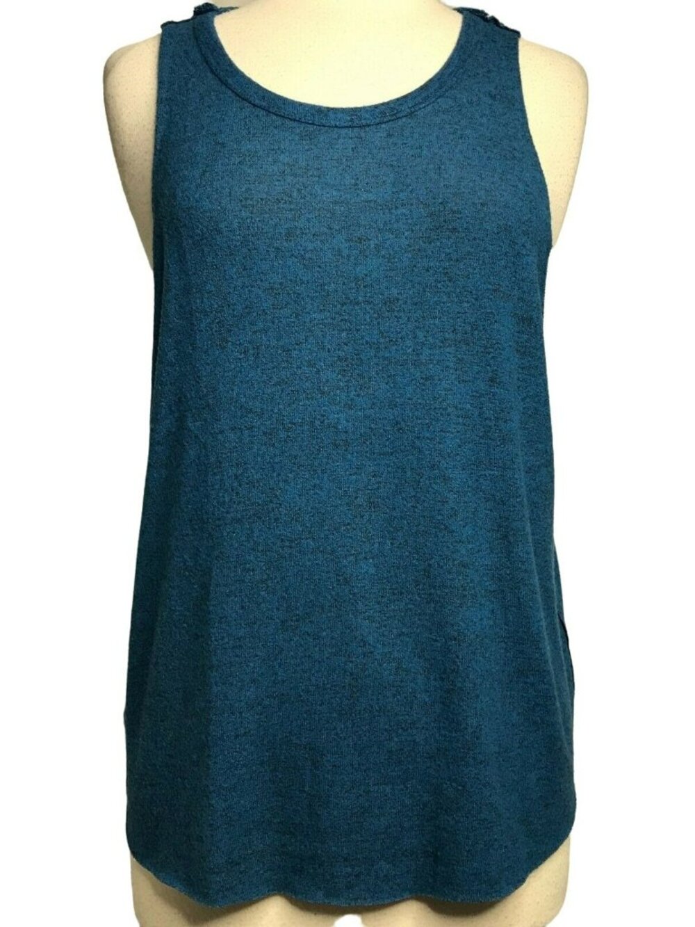 Free People We The Free Hidden Falls Sapphire Blue Tank Top Sz S Minimal NEW